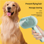 Zoomies 3-in-1 Steam Grooming Brush